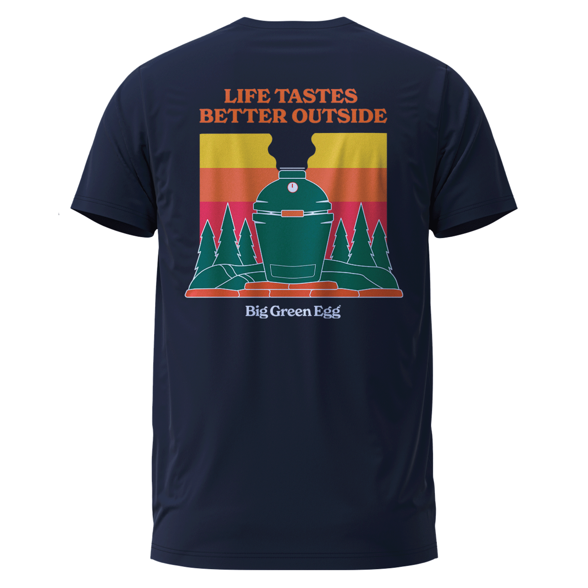 Life Tastes Better Outside T-Shirt - Back